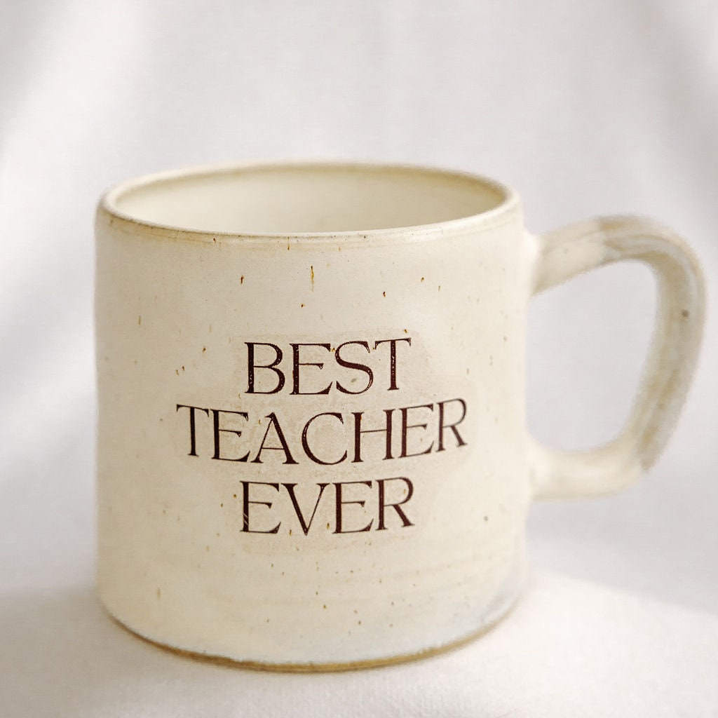 PERSONALIZE IT!!! Velvet Cream Mug with customizable message