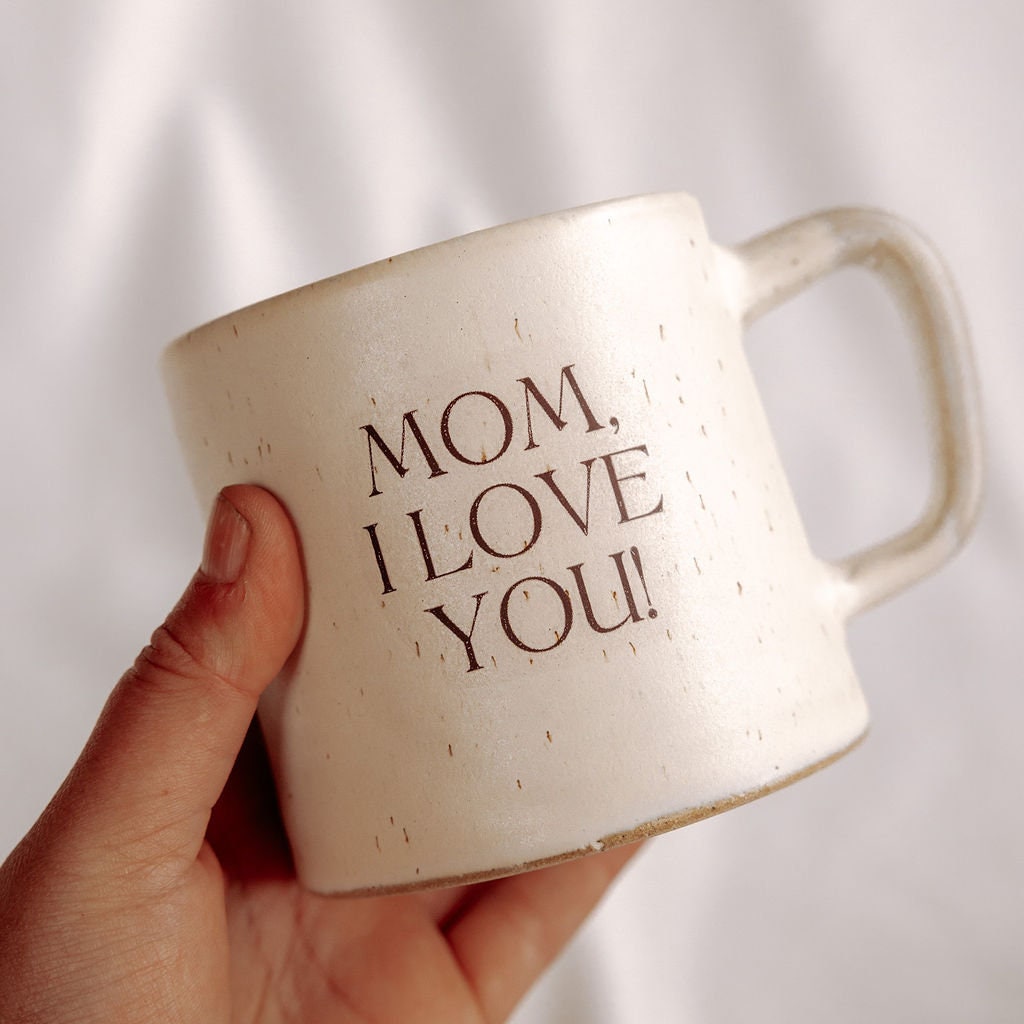 PERSONALIZE IT!!! Velvet Cream Mug with customizable message