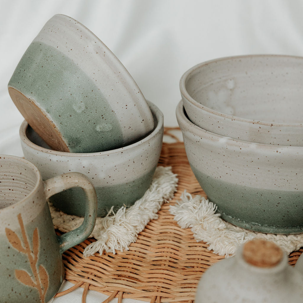 Wabi Sabi Speckled Bowl