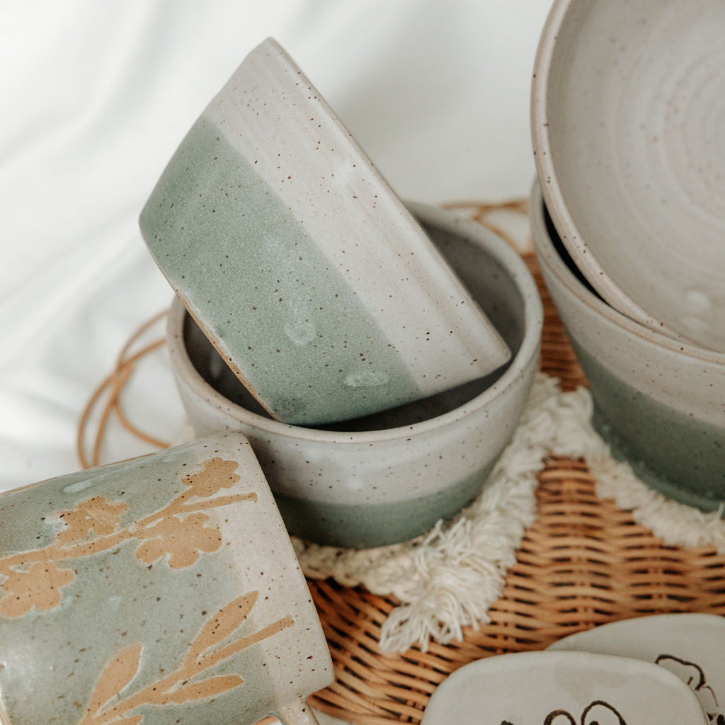 Wabi Sabi Speckled Bowl