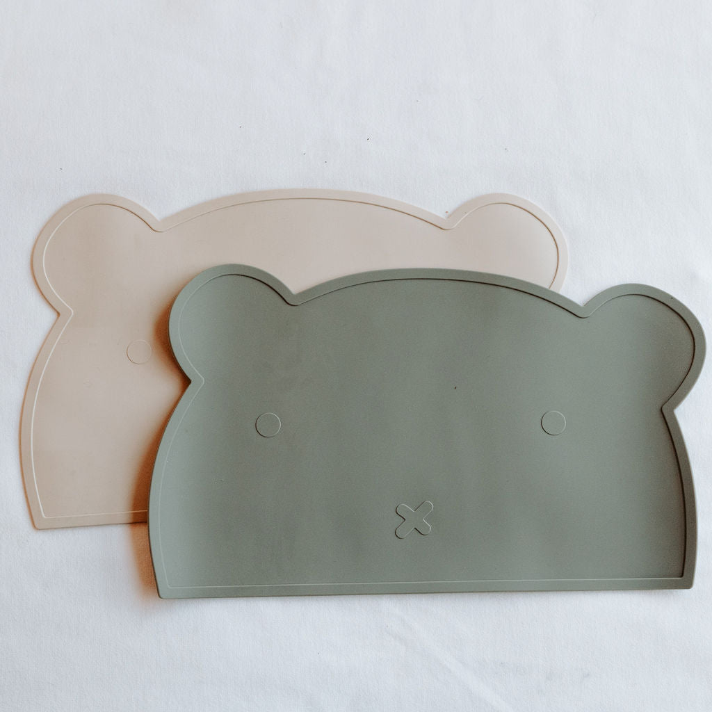 Silicone Bear Place Mats for Babies/Toddlers