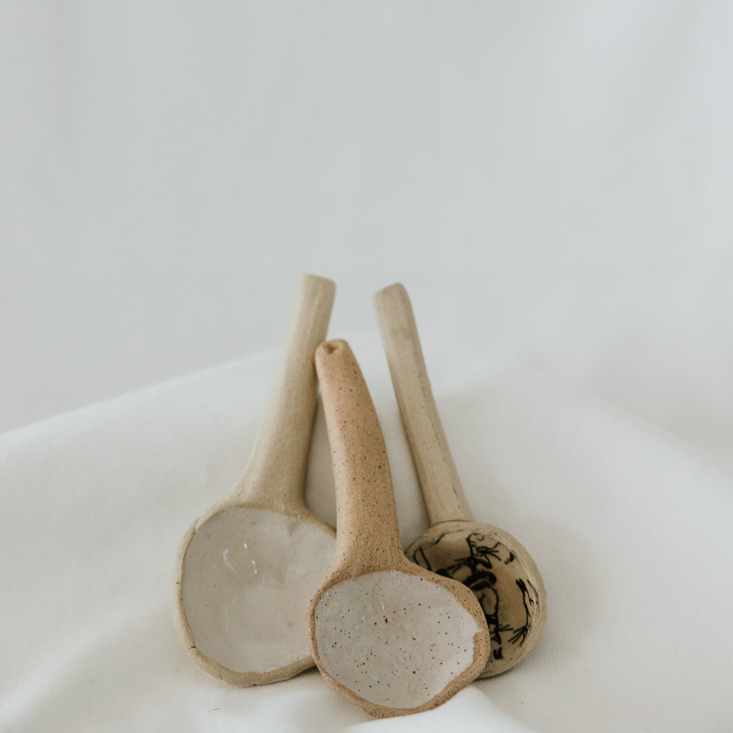 Organic Pottery Spoon in a Variety of Clay and Glazes