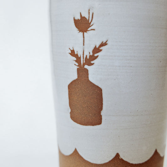 Iced Coffee To Go Cup - Product of Canada - Thistlewood Pottery To Go Cup