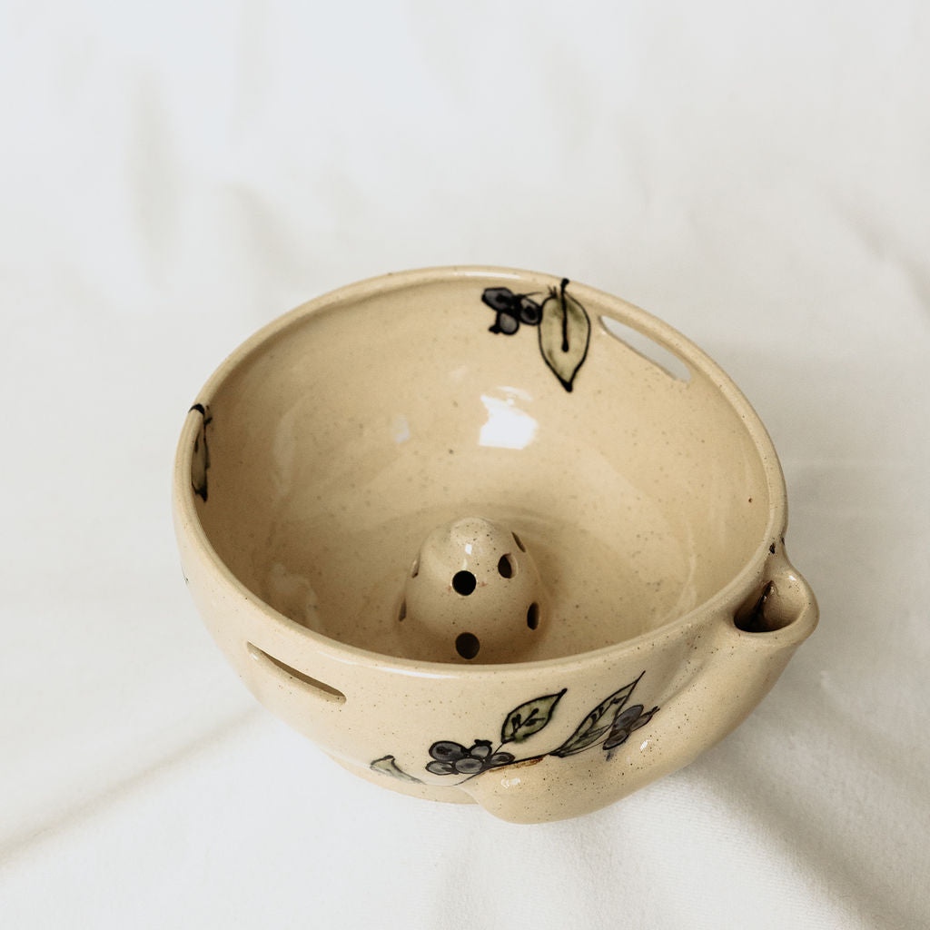 Handmade Viral Vortex Berry Bowl – Made in Canada - Wheel Thrown Stoneware