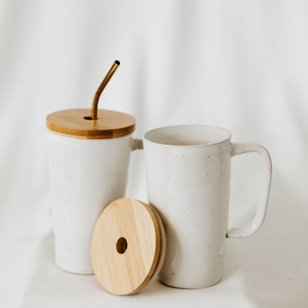 Bamboo Lid: 50% off of lid when you purchase with a mug!