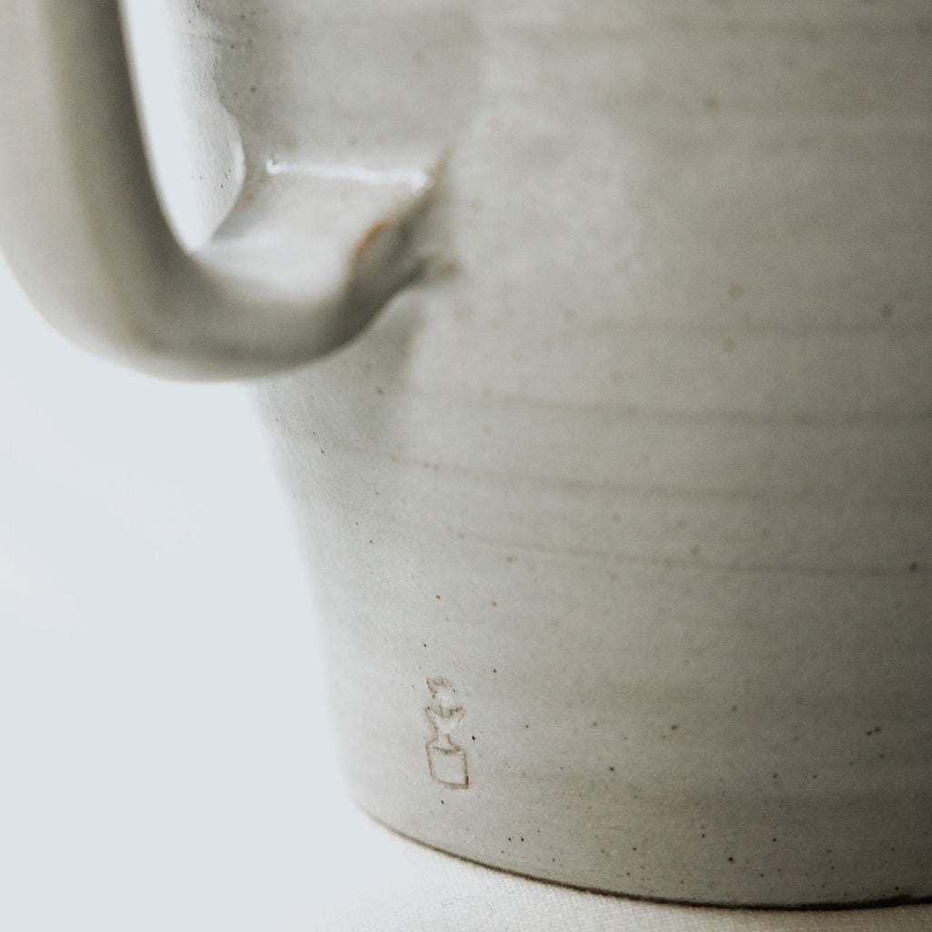 Handmade Pottery Pitcher | Rustic Ceramic Water Jug | Farmhouse Stoneware Pitcher | Handmade in Canada
