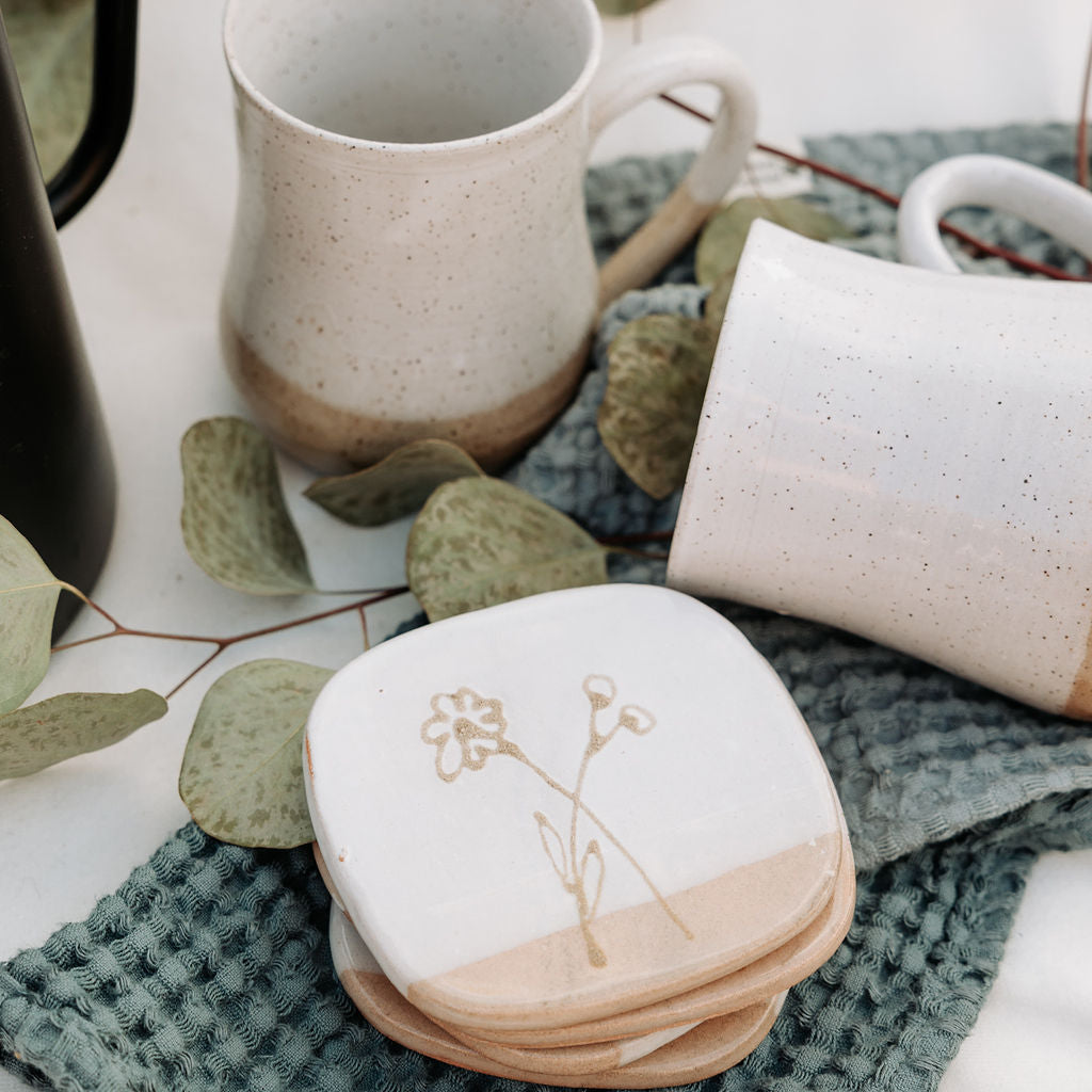 Pottery Coaster for Mug