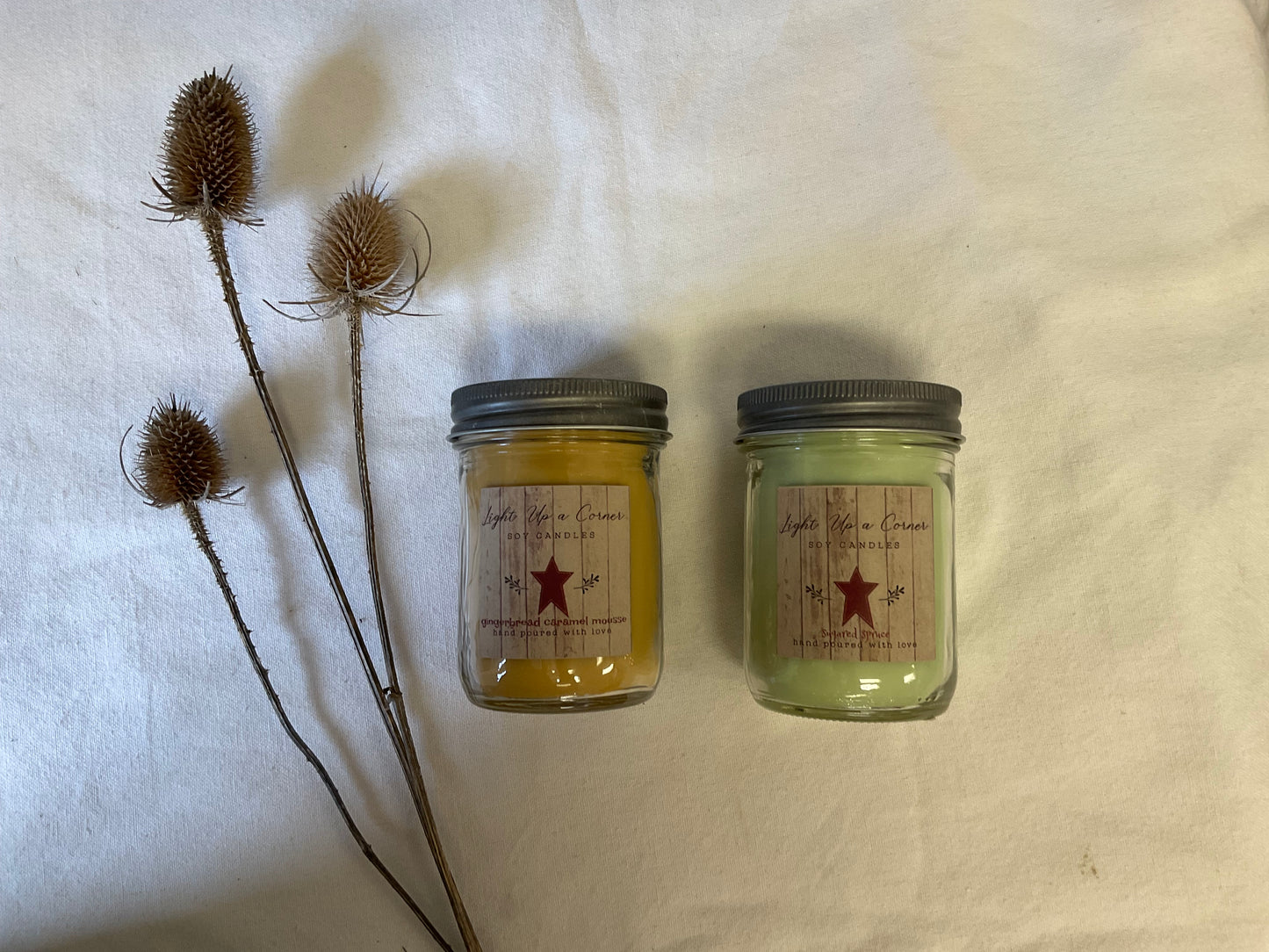 Hand Poured Soy Candles from Light up a Corner
